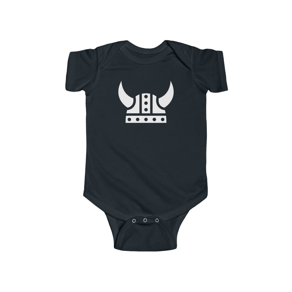 Viking Helmet Baby Bodysuit Scandinavian Design Studio