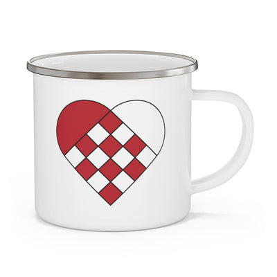 Jule Heart Enamel Camping Mug - Scandinavian Design Studio