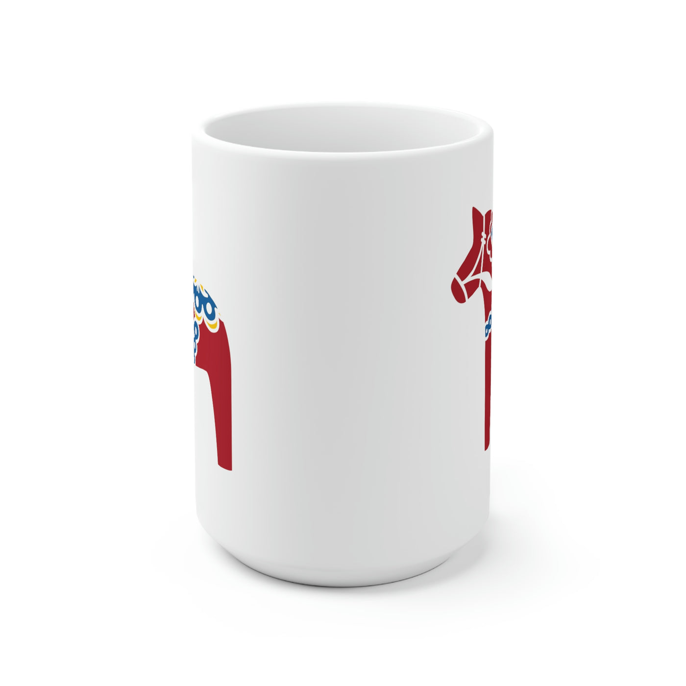 Traditional Dala Horse Mug Scandinavian Design Studio
