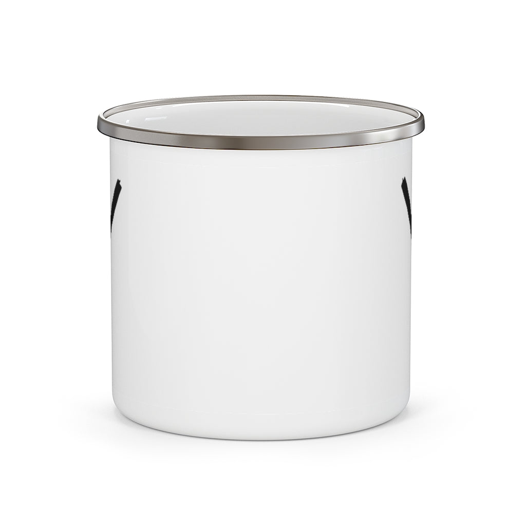 Algiz (Protection) Viking Rune Enamel Camping Mug Scandinavian Design Studio