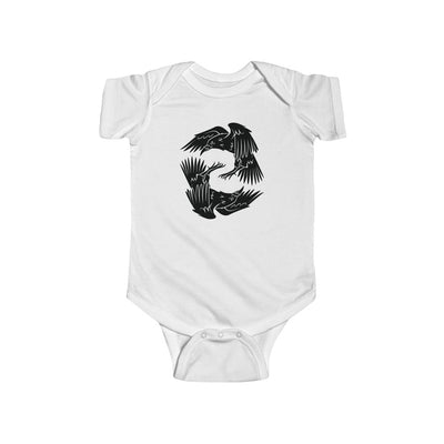 Odin's Ravens Baby Bodysuit Scandinavian Design Studio