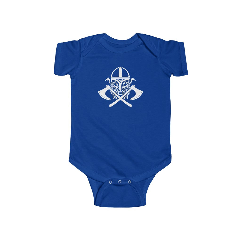 Viking Battle Gear Baby Bodysuit Scandinavian Design Studio