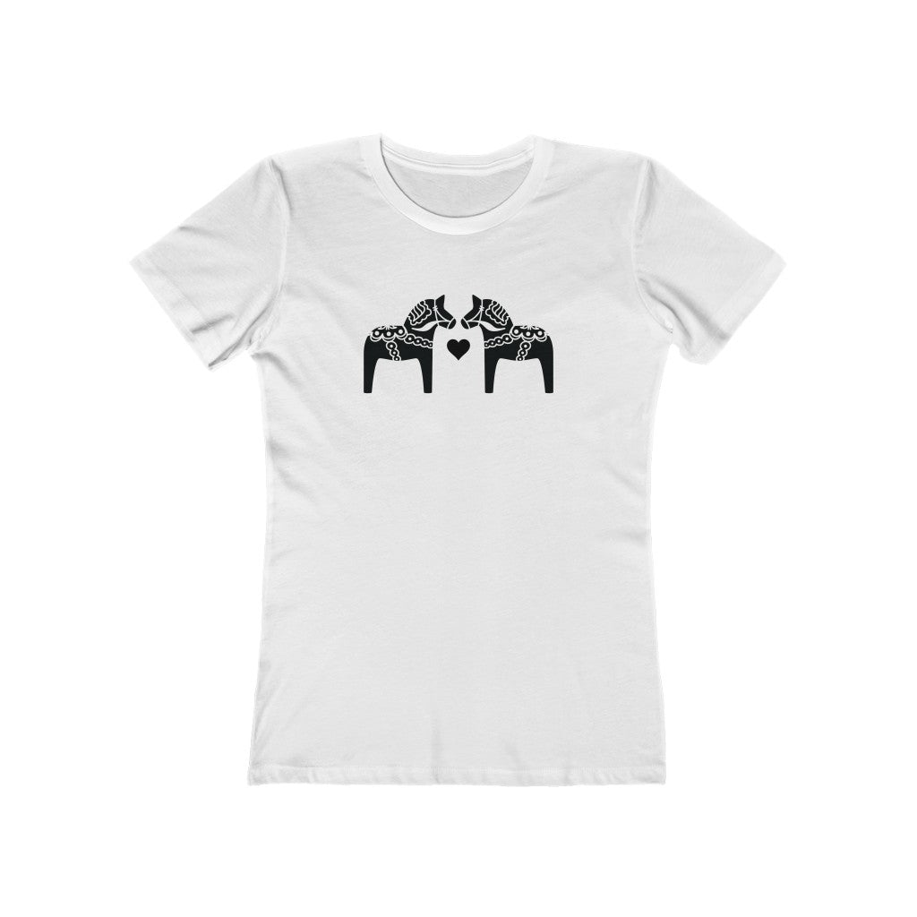 Dala Horse Women's Fit T-Shirt Scandinavian Design Studio