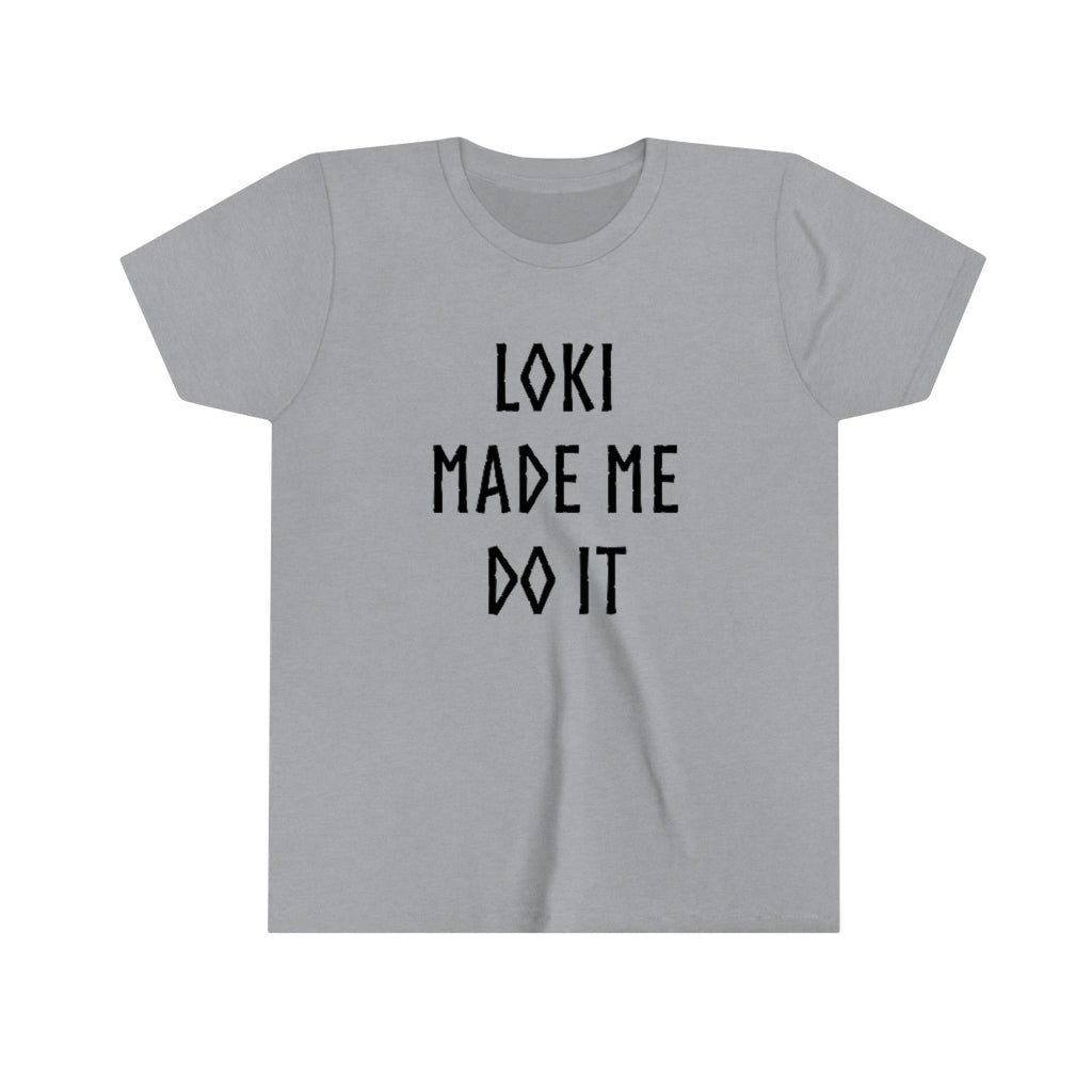 Loki Made Me Do It Kids T-Shirt Scandinavian Design Studio