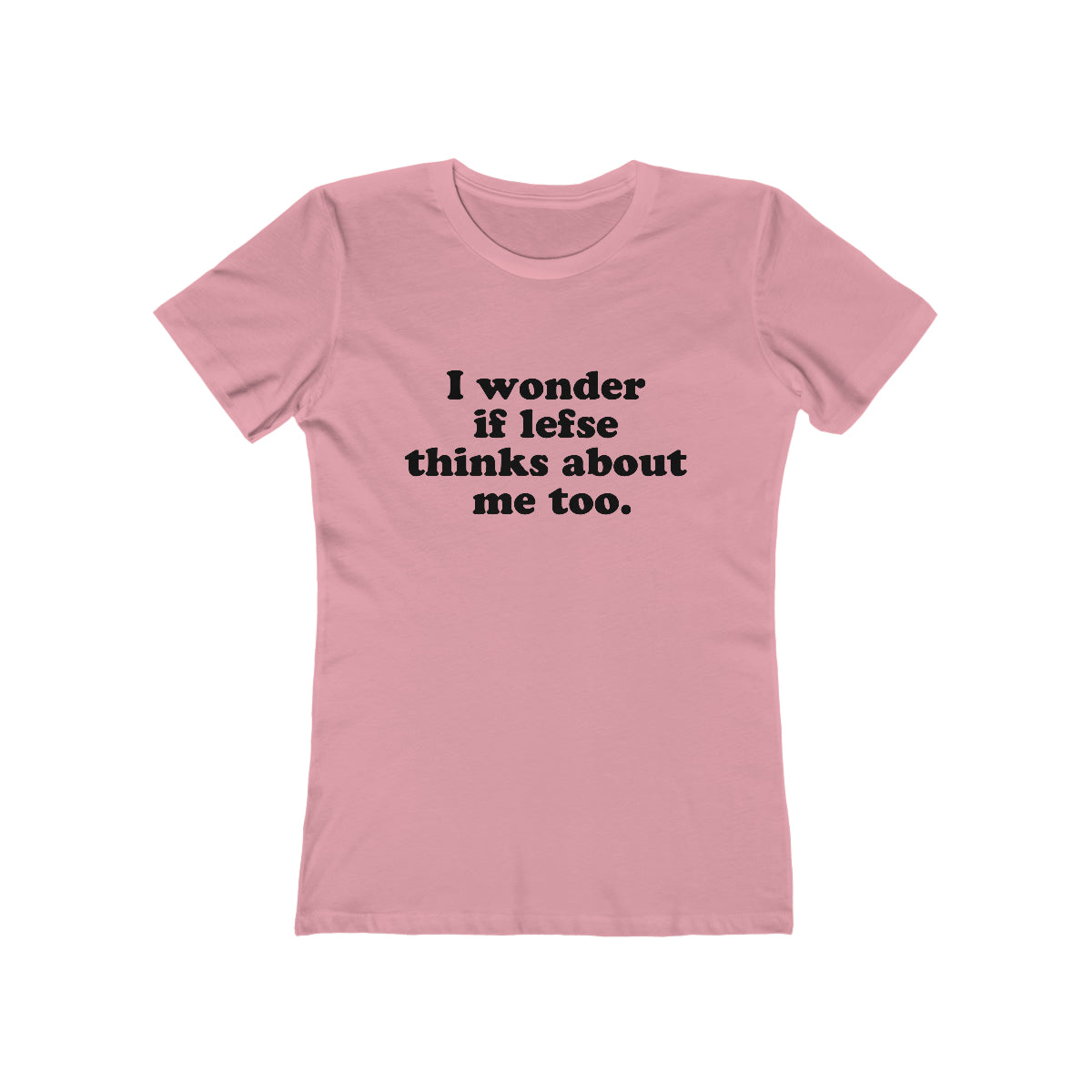 I Wonder If Lefse Thinks About Me Too Women's Fit T-Shirt Scandinavian Design Studio