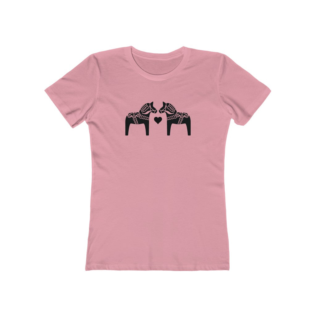 Dala Horse Women's Fit T-Shirt Scandinavian Design Studio