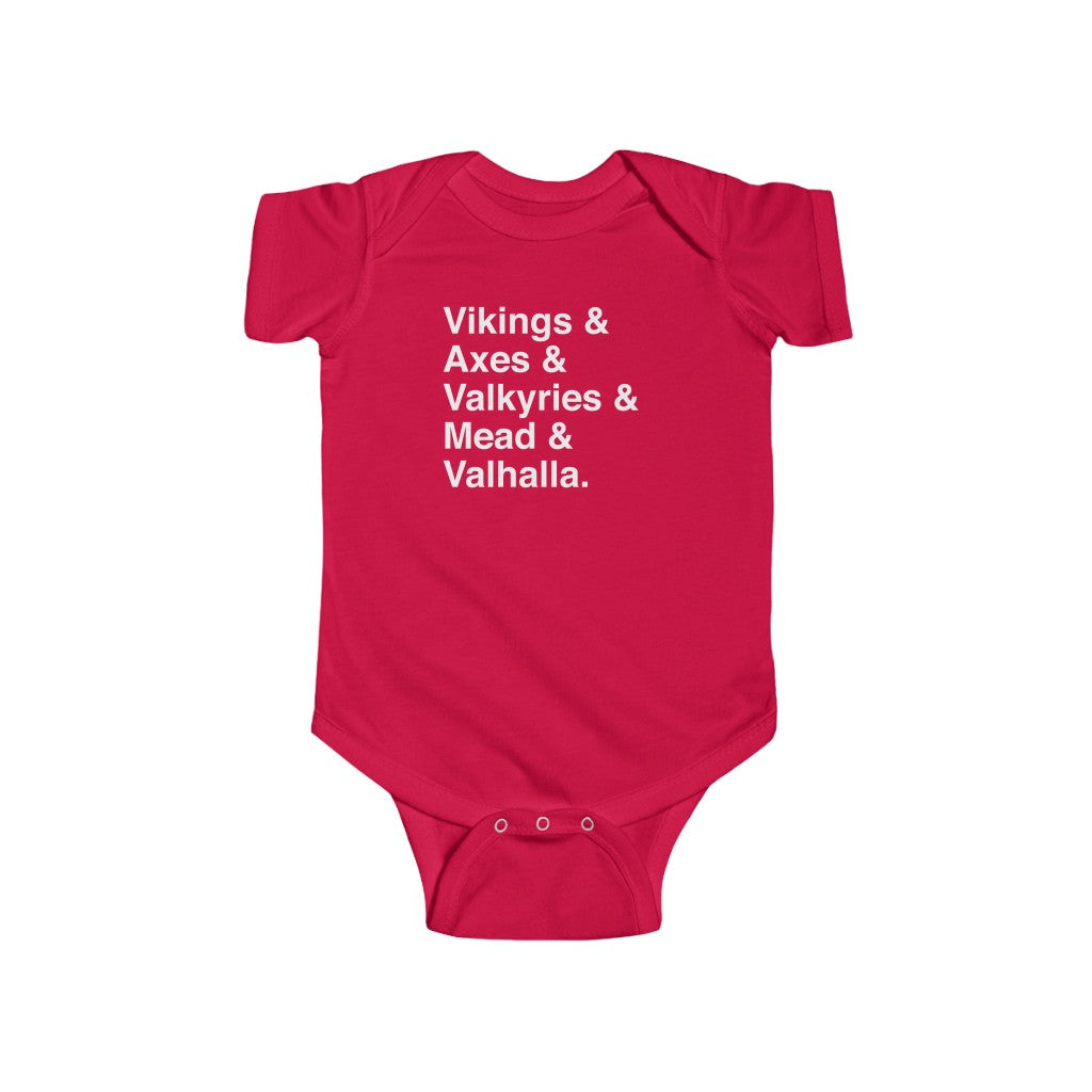 Viking Life Baby Bodysuit Scandinavian Design Studio