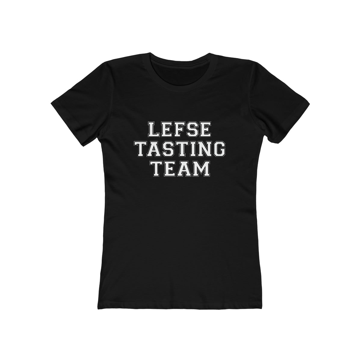 Lefse Tasting Team Women's Fit T-Shirt Scandinavian Design Studio