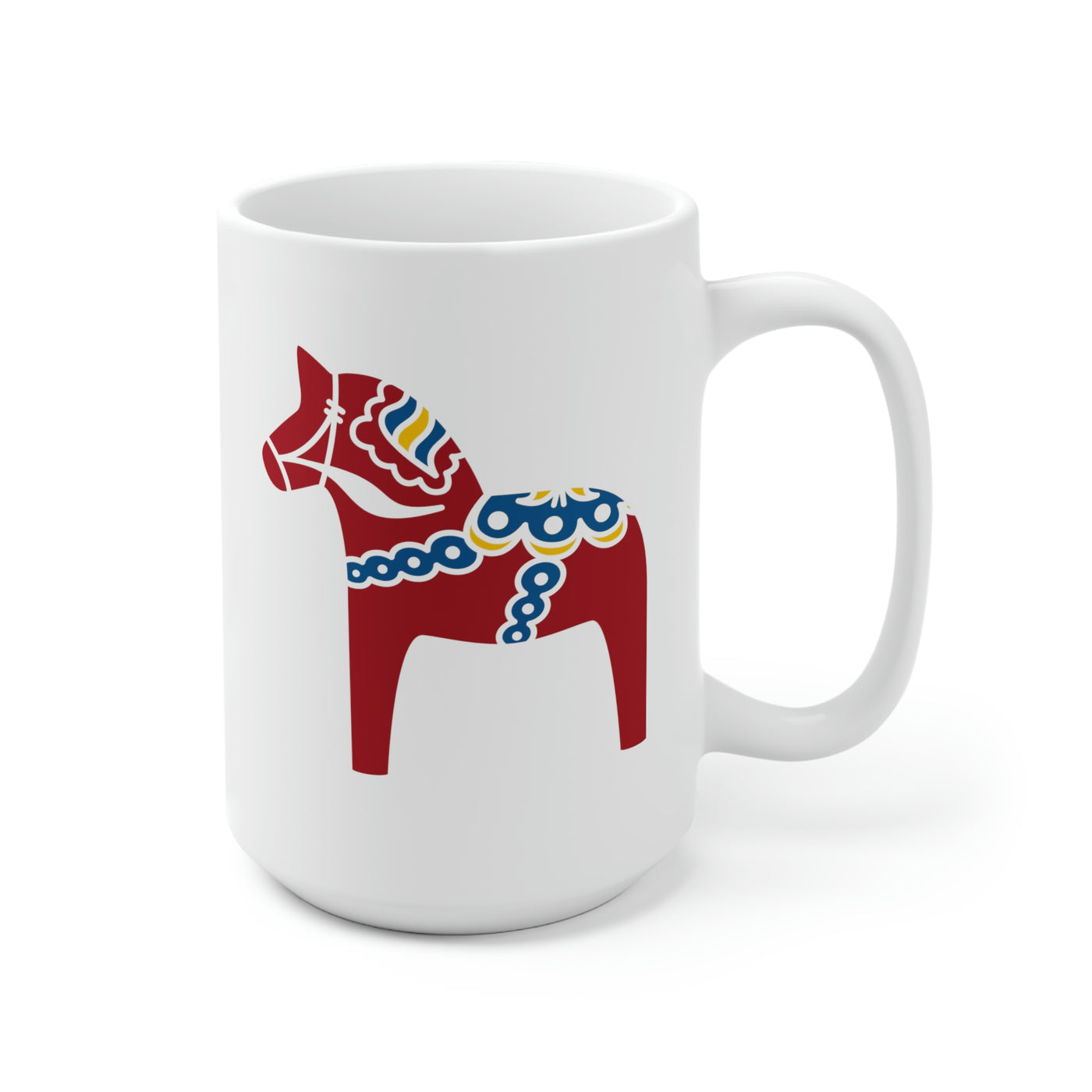 Traditional Dala Horse Mug Scandinavian Design Studio