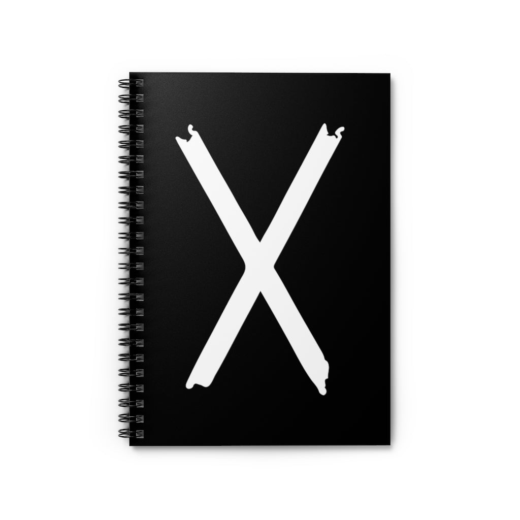 Gebo (Gift) Viking Rune Spiral Notebook Scandinavian Design Studio