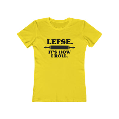 Lefse It's How I Roll Women's Fit T-Shirt Scandinavian Design Studio