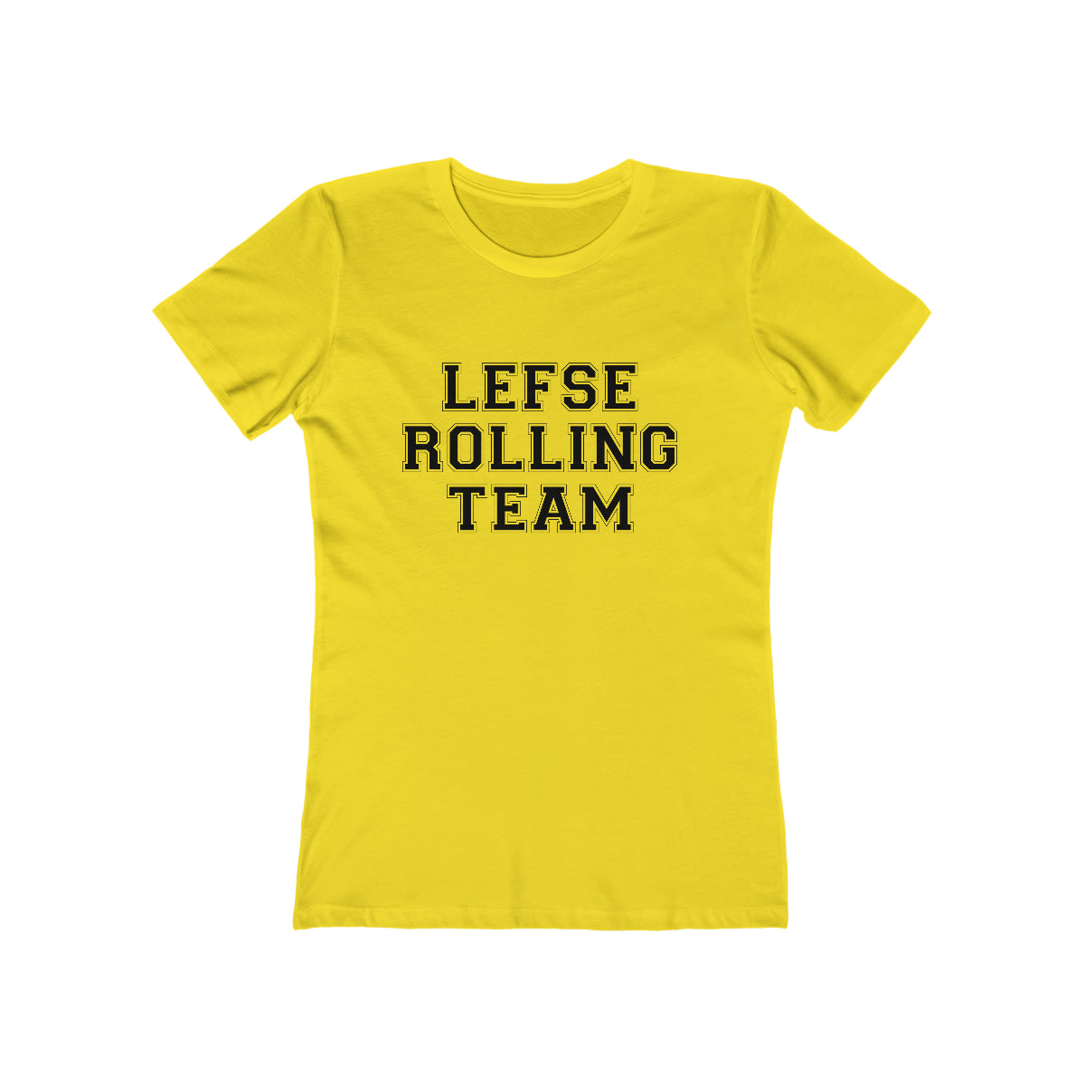 Lefse Rolling Team Women's Fit T-Shirt Scandinavian Design Studio