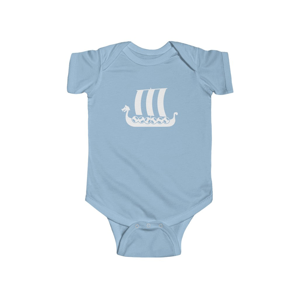 Viking Ship Baby Bodysuit Scandinavian Design Studio