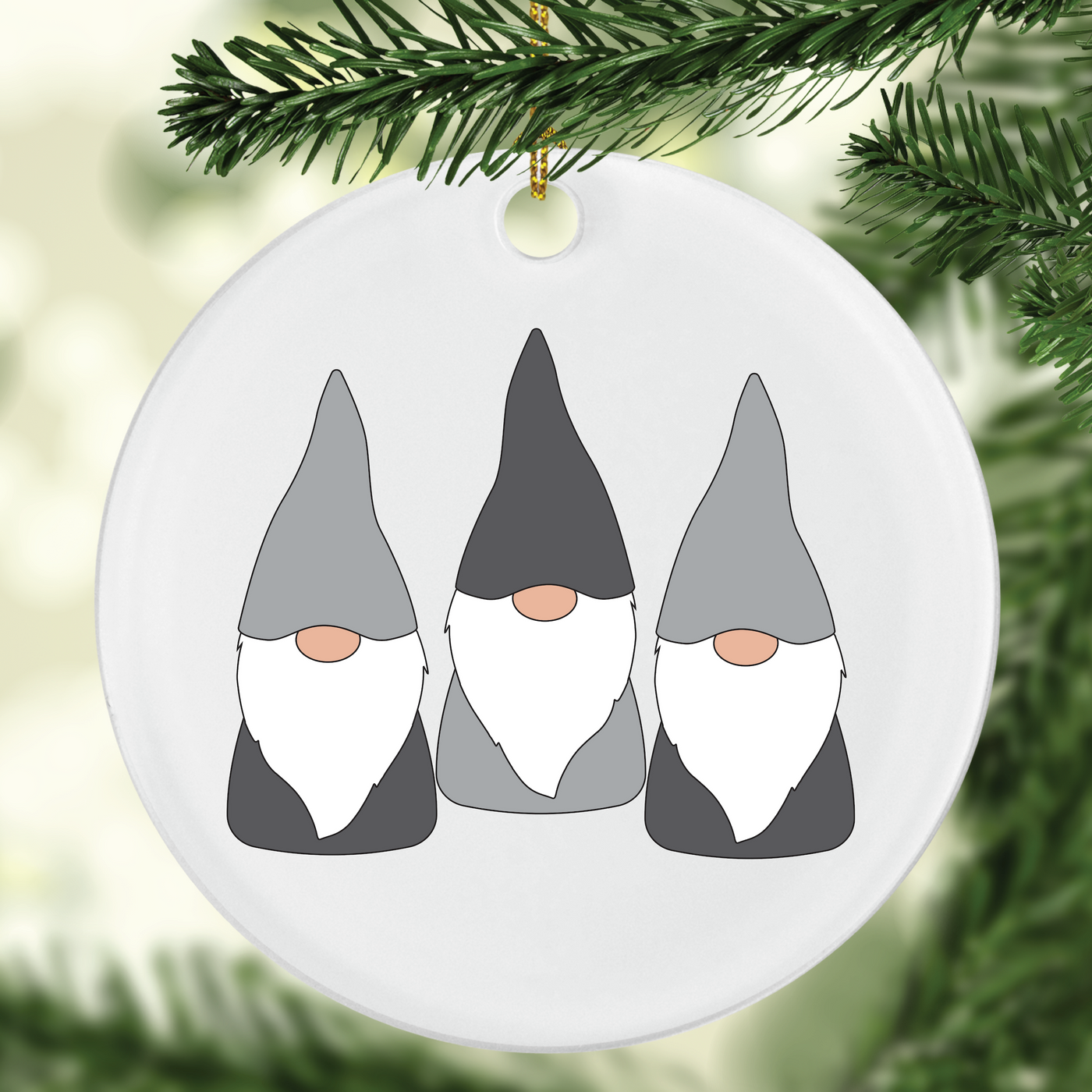 Scandinavian Gnomes Ornament Scandinavian Design Studio