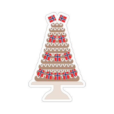 Norwegian Flag Kransekake Sticker