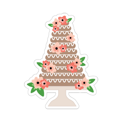 Norwegian Wedding Kransekake Sticker