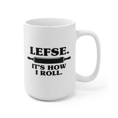 Lefse It's How I Roll Mug Scandinavian Design Studio