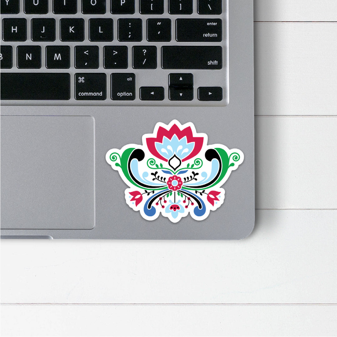 Rosemaling Sticker Scandinavian Design Studio