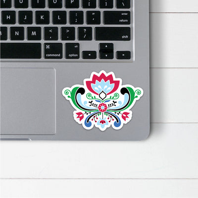 Rosemaling Sticker Scandinavian Design Studio
