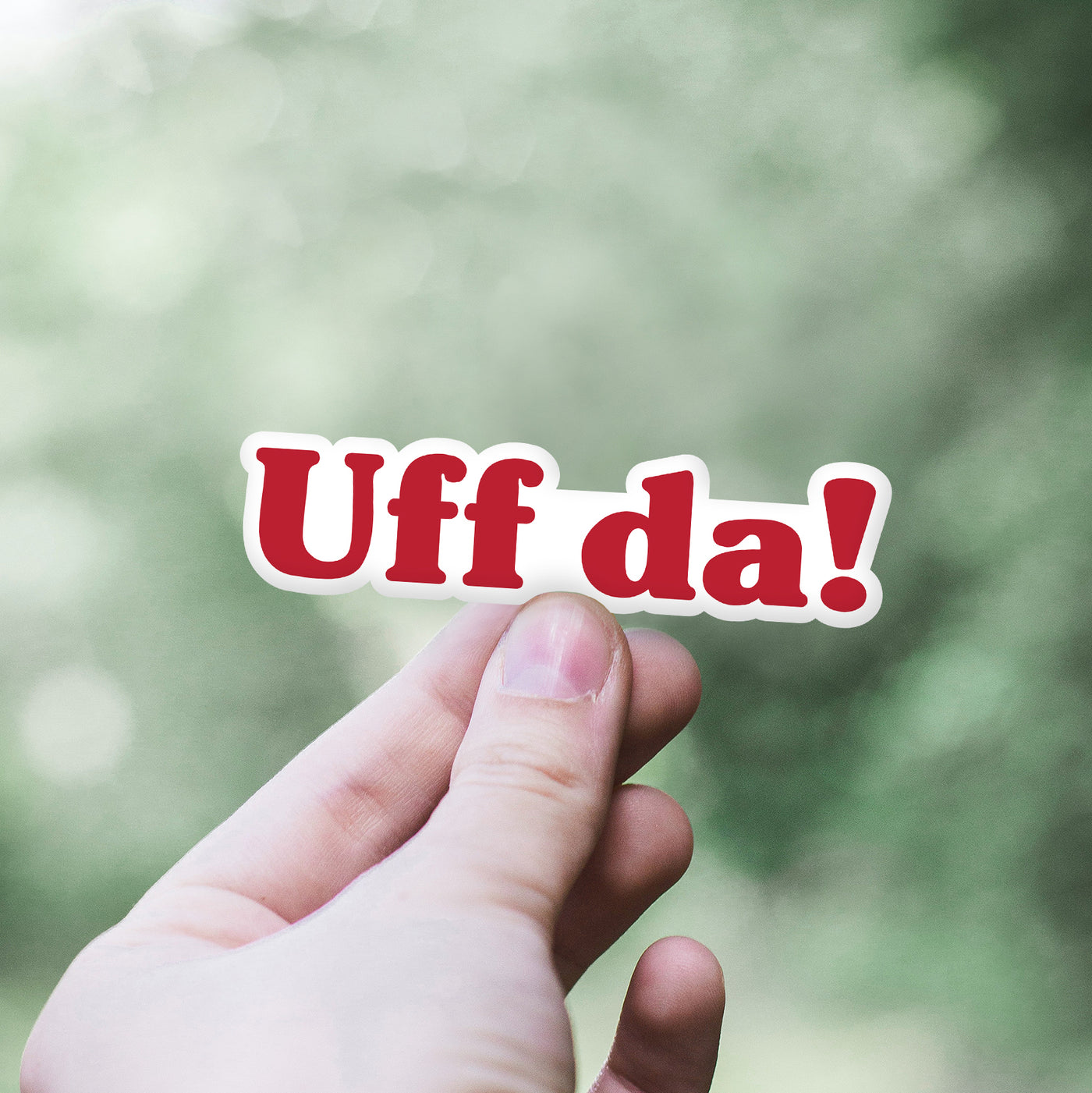 Uff Da Sticker Scandinavian Design Studio