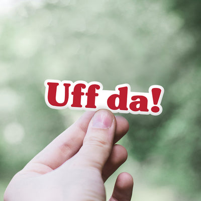 Uff Da Sticker Scandinavian Design Studio