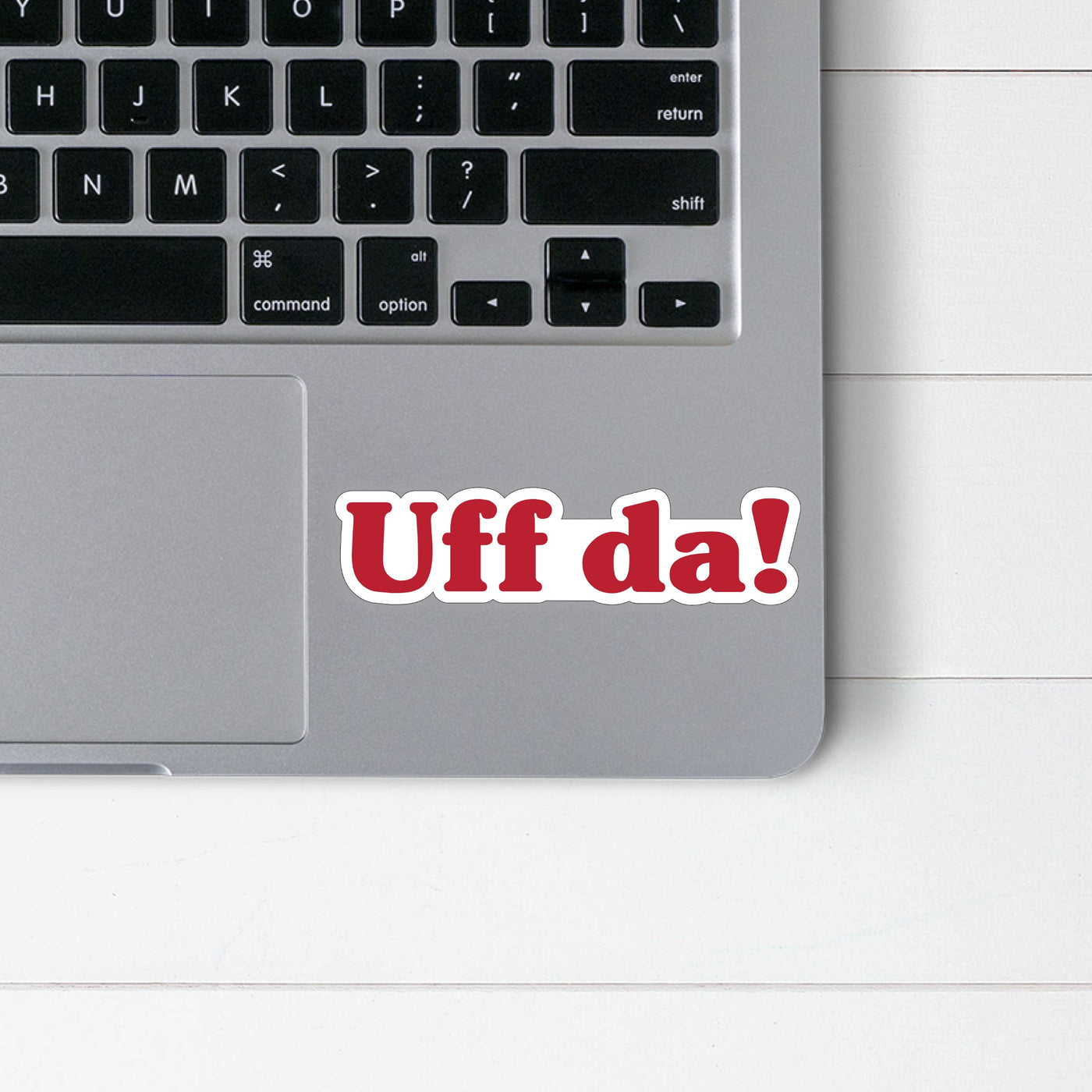 Uff Da Sticker Scandinavian Design Studio