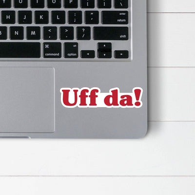 Uff Da Sticker Scandinavian Design Studio