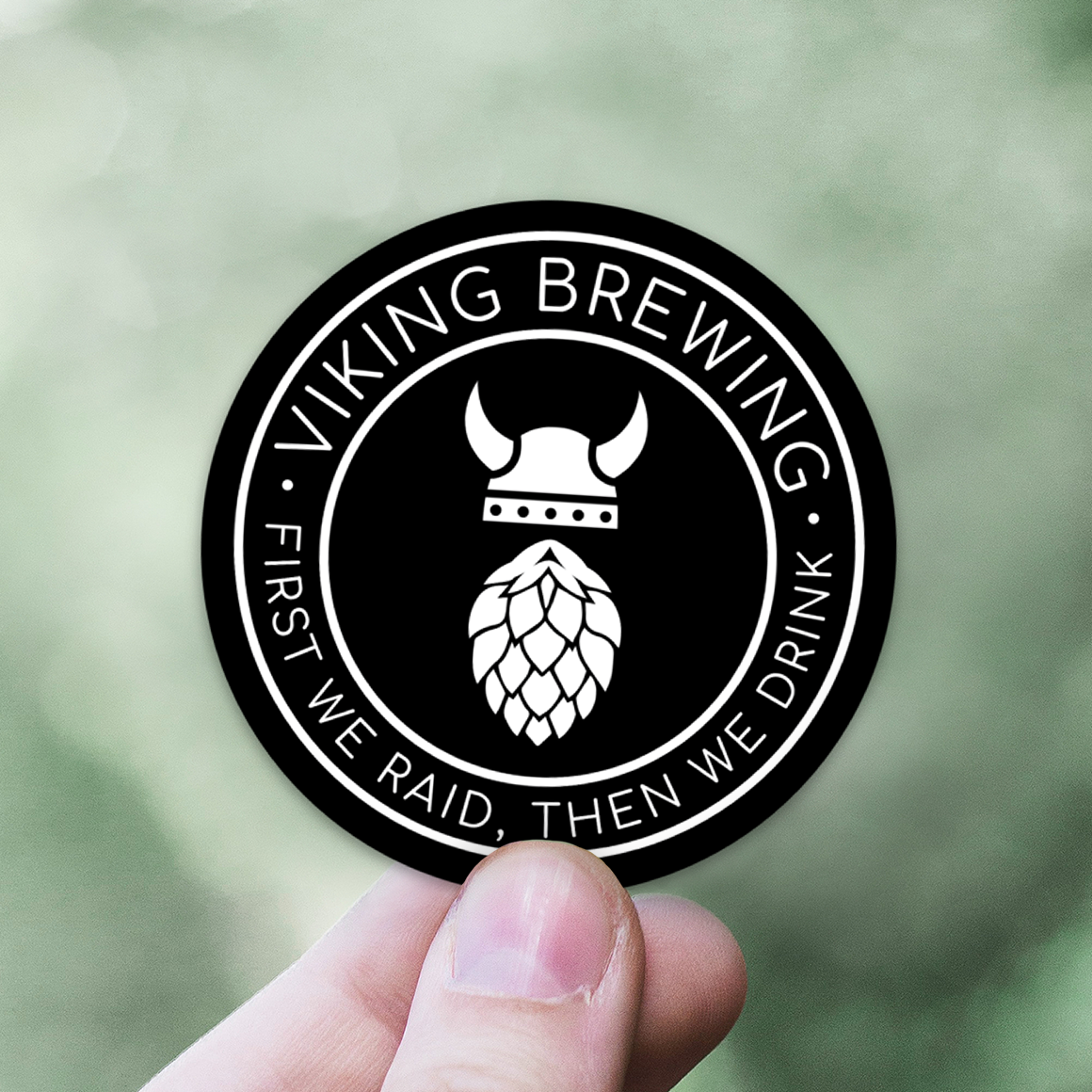 Viking Brewing Sticker Scandinavian Design Studio