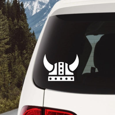 Viking Helmet Vinyl Decal Scandinavian Design Studio