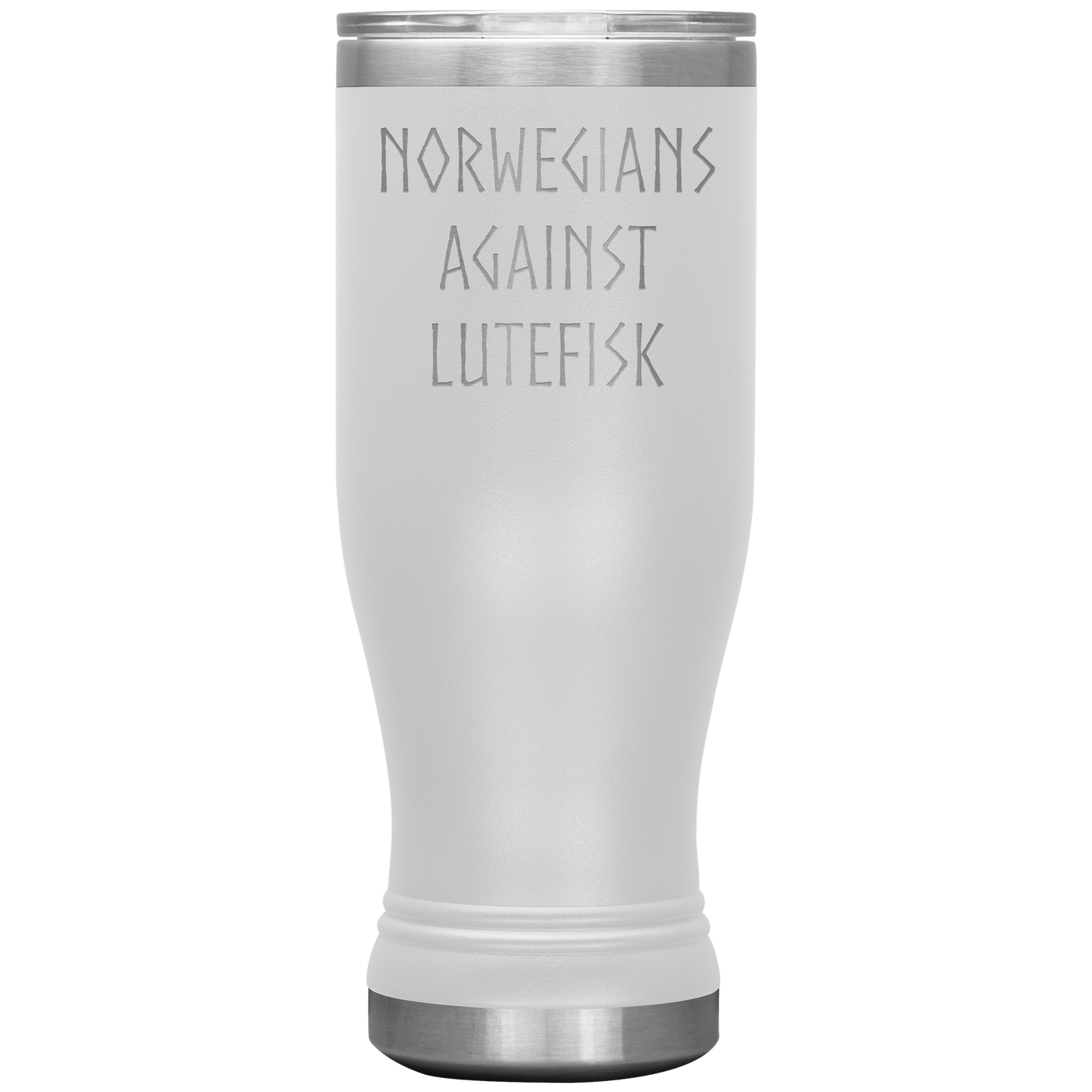 Norwegians Against Lutefisk Insulated Tumbler Scandinavian Design Studio